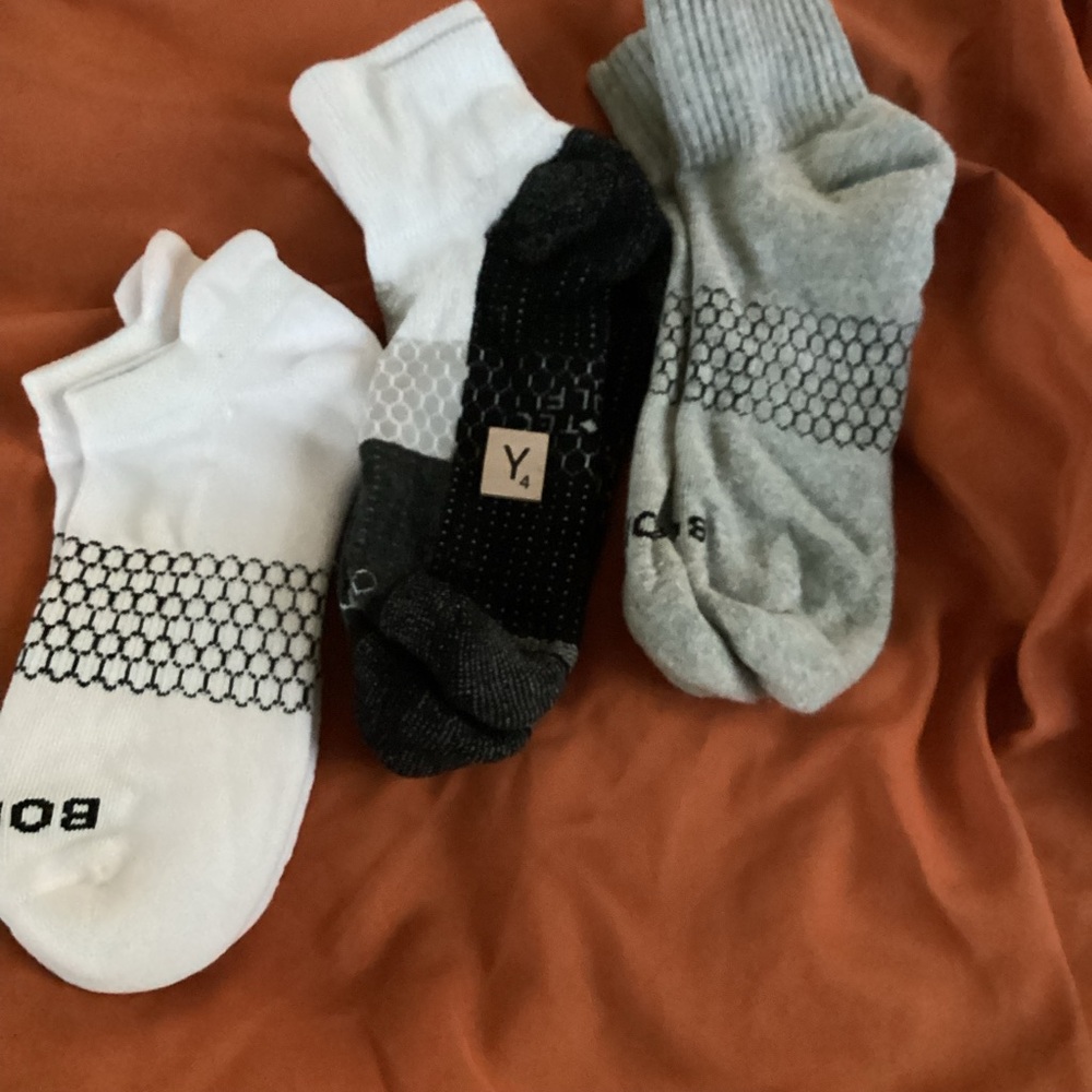 3 New Pair Bombas Socks. - image 1